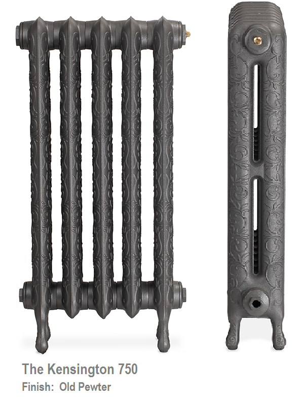 Kensington 750 Cast Iron Radiator - 36 Sections, 750 x 2590mm